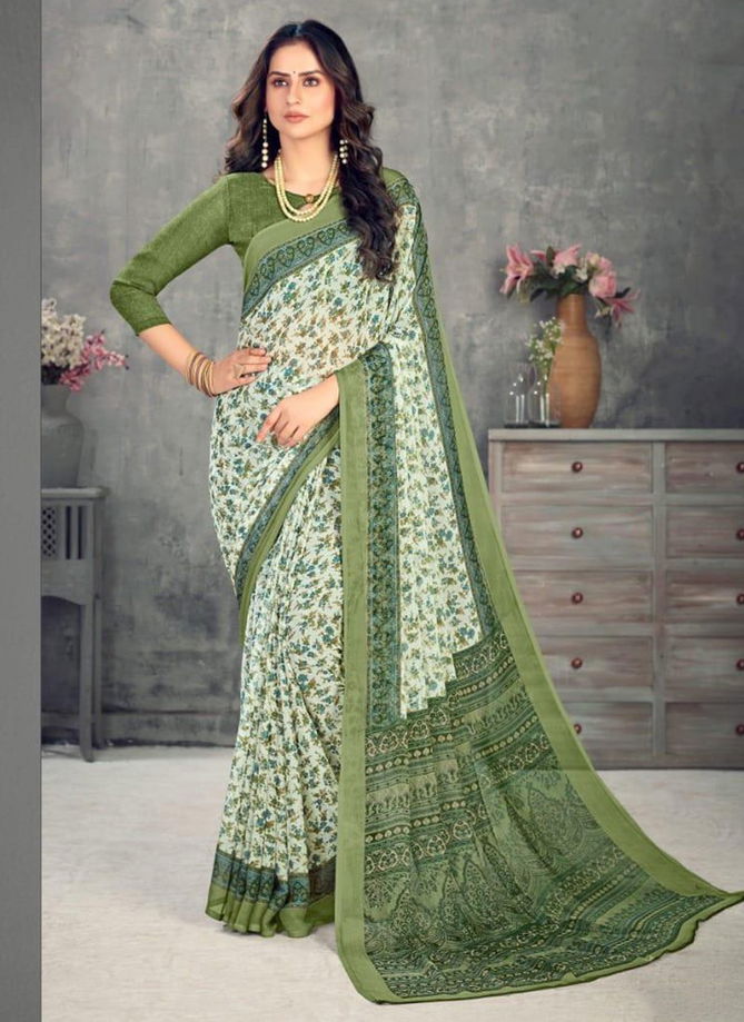 RUCHI KESARIYA CHIFFON 63rd EDITION Designer Casual Wear Chiffon Printed Saree Collection